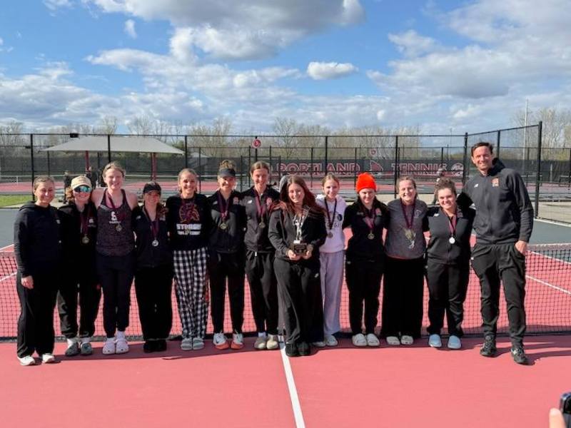 Sturgis girls tennis wins Portland Invitational